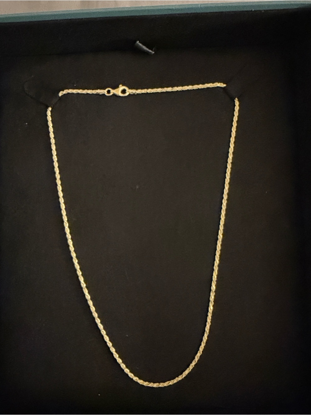 Aurate Gold Twisted Rope Necklace